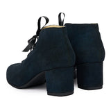 Botine dama din piele naturala bleumarin 1049