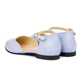 Sandale talpa joasa din piele naturala bleu 3172