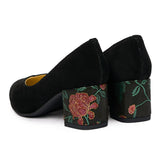 Pantofi dama din piele naturala neagra 2085